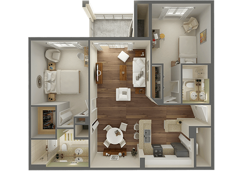 Pierce Floor Plan at Heritage Cove, Stuart, Florida
